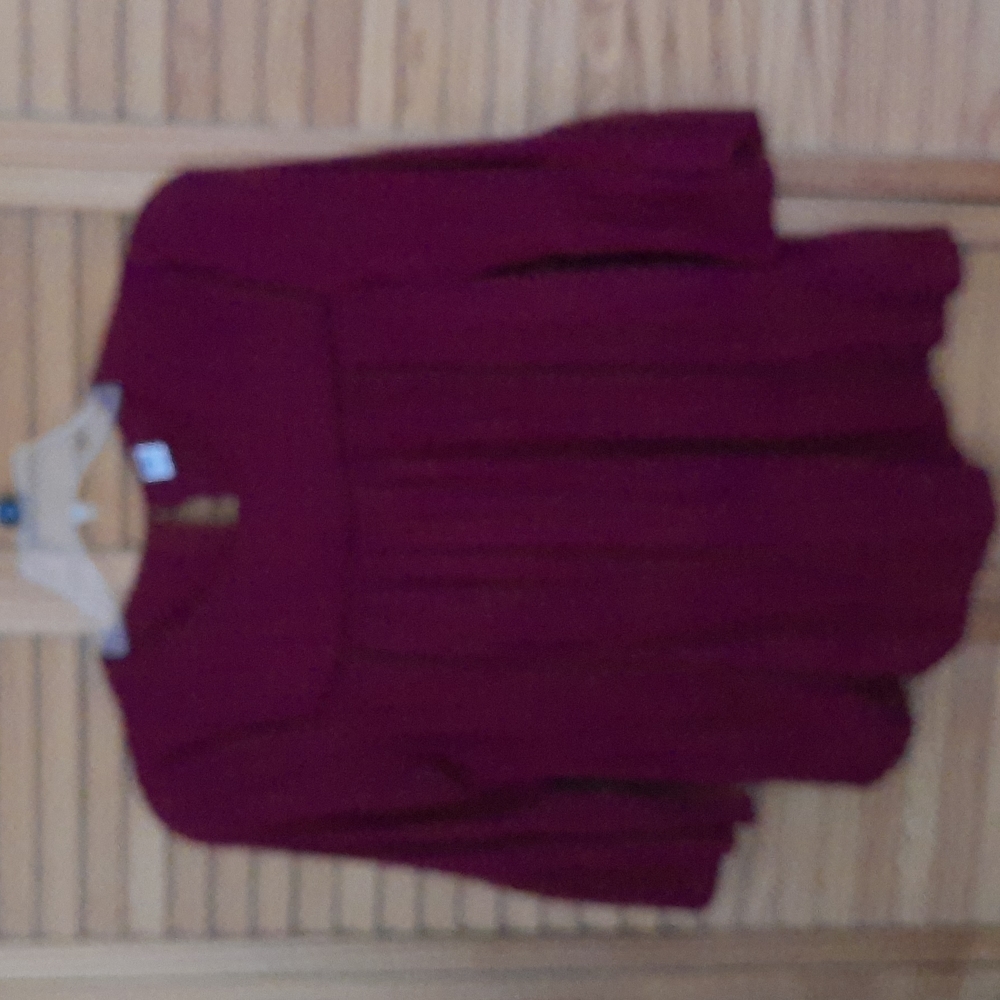 Old Navy Maroon Bohemian Tunic Size Small Petite